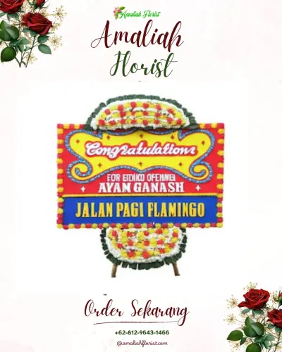 Bunga Papan Congratulation di Kesambi